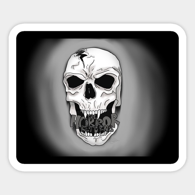 retro design Sticker by The Horror Returns